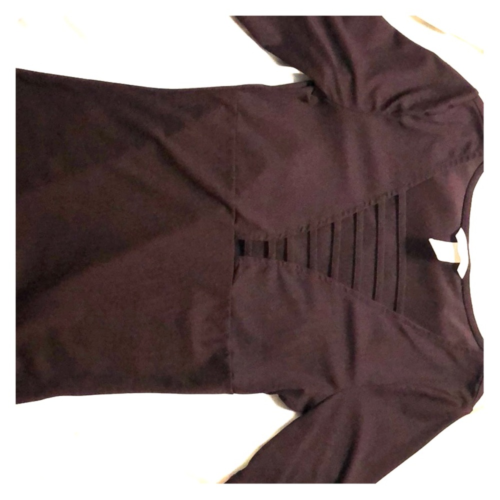Deep-V Maroon Women’s blouse